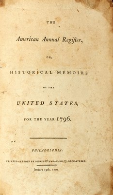 Lot 2 - [HAMILTON, ALEXANDER] CALLENDER, JAMES T. The...