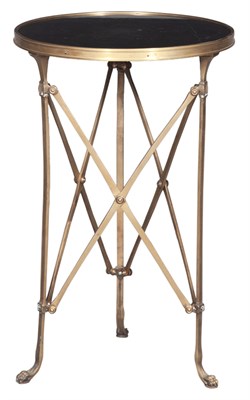 Lot 131 - Directoire Style Ormolu and Marble Top...