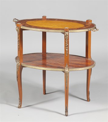 Lot 132 - Transitional Style Gilt-Metal Mounted Birch,...