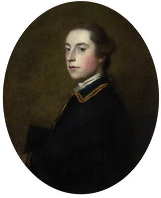 Lot 29 - Circle of Sir Joshua Reynolds Portrait of a...