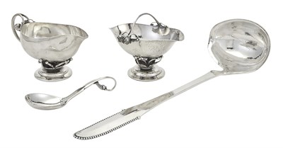 Lot 206 - Georg Jensen Sterling Silver Hostess Set...