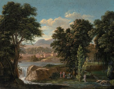 Lot 2 - Jean Victor Bertin French, 1775-1842 Idyllic...