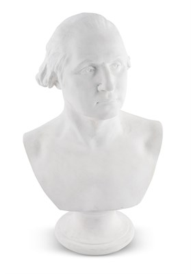 Lot 257 - Wedgwood Carrara Bust of George Washington...