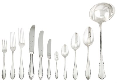 Lot 313 - WMF Silver Flatware Service 1920s Comprising...