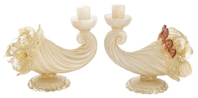 Lot 280 - Pair of Murano Hand-Blown Glass...