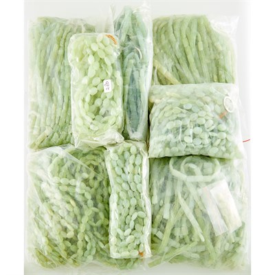 Lot 1247 - Group of Green Quartz Bead Strands