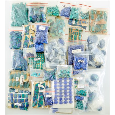 Lot 1251 - Group of Azurmalachite, Lapis and Unmounted Hardstones