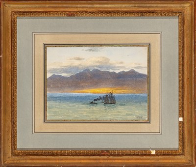 Lot 81 - Robert Swain Gifford American, 1840-1905 Mt....
