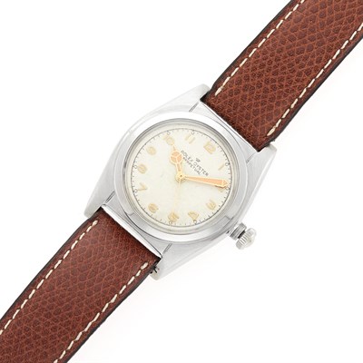 Lot 2333 - Rolex Stainless Steel Oyster Perpetual 'Bubbleback' Wristwatch, Ref. 2940
