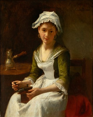 Lot 49 - Joseph Caraud French, 1821-1905 Young Woman...