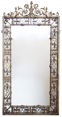 Lot 126 - Patinated Metal Mirror Uttermost Company...