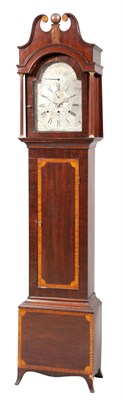 Lot 1380 - Federal Inlaid Mahogany Musical Tall Case...