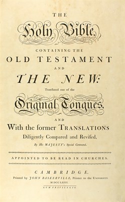 Lot 124 - [BIBLE] The Holy Bible, containing the Old...