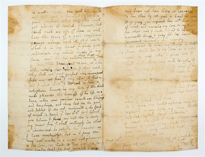 Lot 91 - CROMWELL, OLIVER Autograph letter signed to...