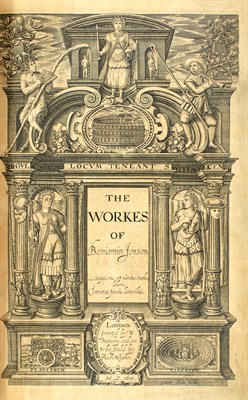 Lot 112 - [ELIZABETHAN DRAMA] JONSON, BEN. Workes....