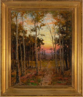 Lot 90 - Ben Foster American, 1852-1926 Path in the...