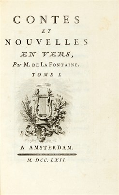Lot 143 - LA FONTAINE, JEAN DE Contes et nouvelles en...
