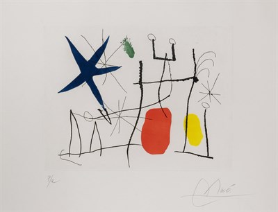 Lot 118 - Joan Miró (1893-1983) CÀNTIC DEL SOL (DUPIN...