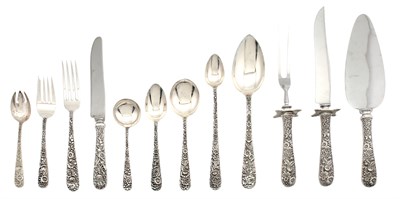 Lot 1194 - S. Kirk & Son Sterling Silver Repousse Pattern...