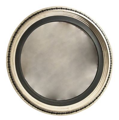 Lot 6 - Regency Style Black and White Painted Wood...