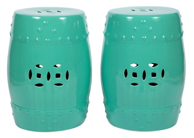 Lot 17 - Pair of Chinese Turquoise Glazed Porcelain...