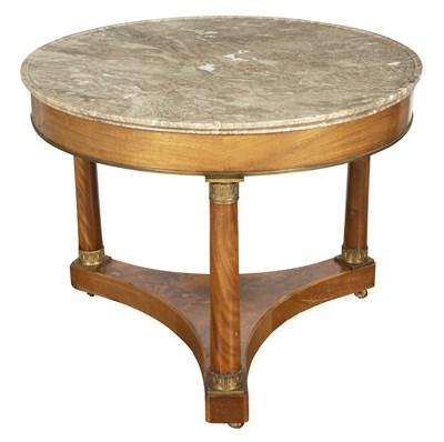 Lot 18 - Empire Gilt-Metal Mounted Mahogany Center...