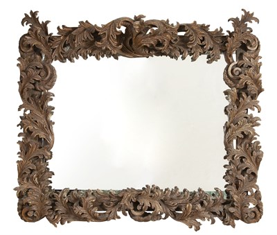 Lot 21 - Italian Baroque Style Foliate Carved Walnut...