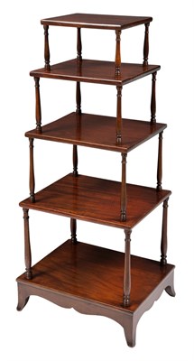 Lot 54 - Regency Mahogany Étagère Height 44 1/2 inches,...