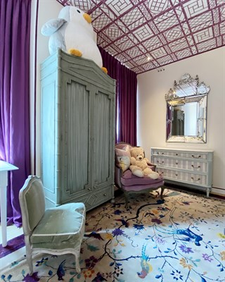 Lot 91 - Louis XV Style Upholstered Painted Wood...