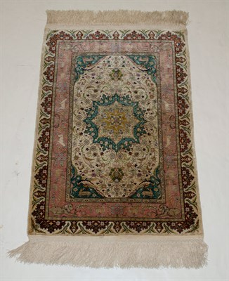 Lot 415 - Hereke Silk Rug West Turkey, contemporary The...