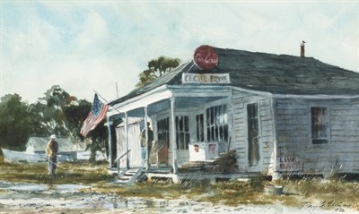 Lot 23 - Ray George Ellis American, 1921-2013 The Deli,...
