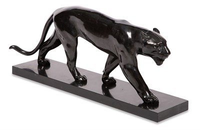 Lot 101 - Patinated Bronze Figure of a Panther After M....