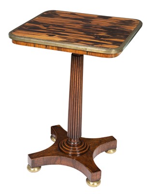 Lot 117 - Regency Brass Mounted Rosewood and Calamander...