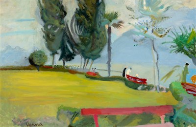Lot 77 - Germaine Verna French, 1900-1975 Promenade at...