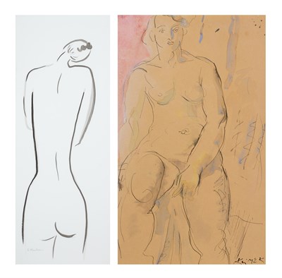 Lot 58 - Ludwig Klimek Polish, 1912-1992 Figure Study...