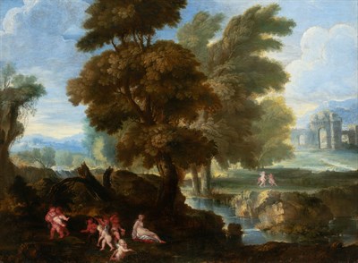 Lot 53 - Flemish School 17th-18th Century Landscape...