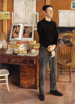 Lot 1052 - Richard Maury American, 1935-2020 Portrait of...