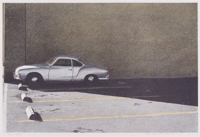 Lot 6 - Robert Bechtle (1932-2020) OAKLAND BLUE GHIA...