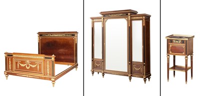 Lot 265 - Louis XVI Style Gilt Bronze Mounted Plum...
