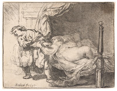Lot 170 - Rembrandt van Rijn (1606-1669) JOSEPH AND...