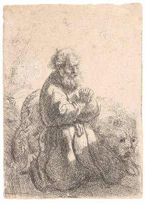 Lot 171 - Rembrandt van Rijn (1608-1669) ST. JEROME...