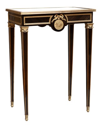 Lot 248 - Louis XVI Style Git-Bronze Mounted Ebonized...