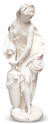 Lot 245 - Minton Parian Figure of Spring Circa 1870,...