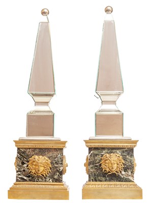 Lot 227 - Pair of Empire Style Gilt Bronze Mounted...
