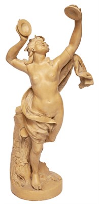 Lot 228 - Terracotta Color Plaster Bacchanalian Figure...