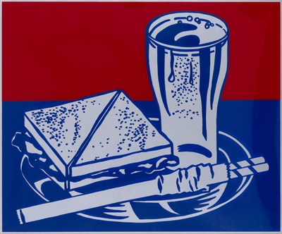 Lot 94 - Roy Lichtenstein (1923-1997) SANDWICH AND SODA...