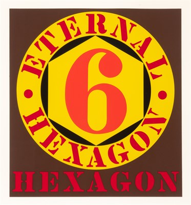Lot 102 - Robert Indiana (1928-2018) ETERNAL HEXAGON...