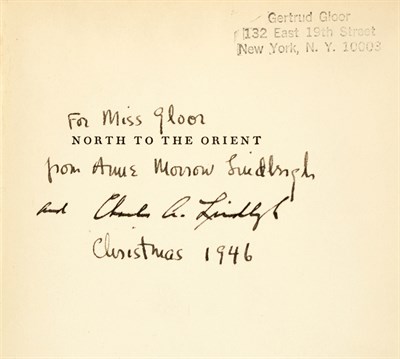 Lot 39 - LINDBERGH, CHARLES and ANNE MORROW Archive...