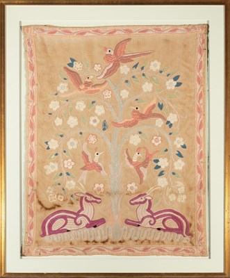 Lot 133 - Brocaded Textile Possibly Indian, depicting...