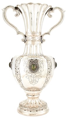 Lot 211 - Italian Sterling Silver Vase 20th Century The...